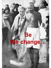 be the change